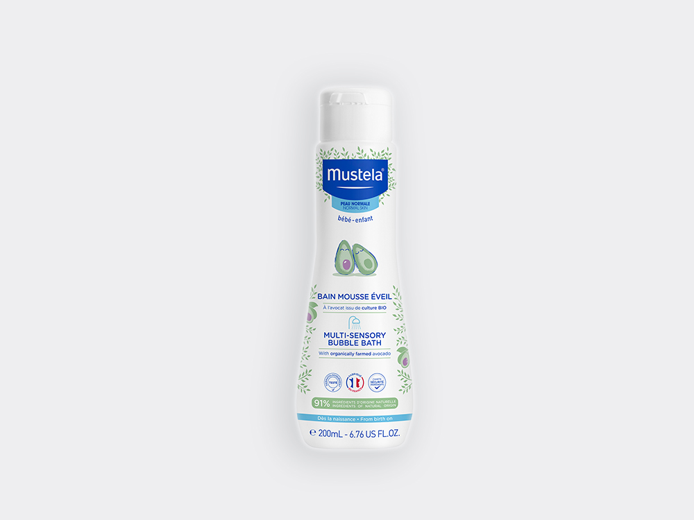Mustela Multi sensory bubble bath for babies with normal skin
