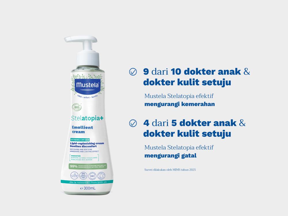 Stelatopia+ Emollient Cream 300 ml with MIMS claim