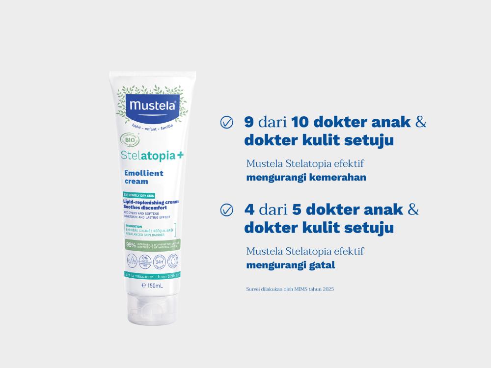 Stelatopia+ Emollient Cream 150 ml with MIMS claim