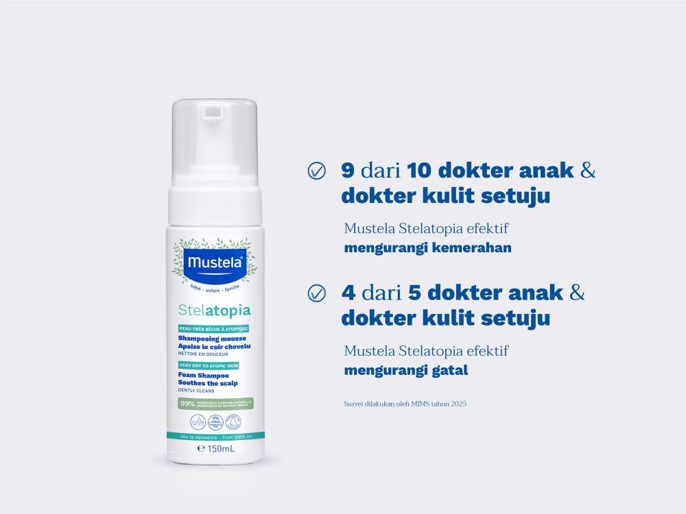 Stelatopia Foam Shampoo with MIMS claim