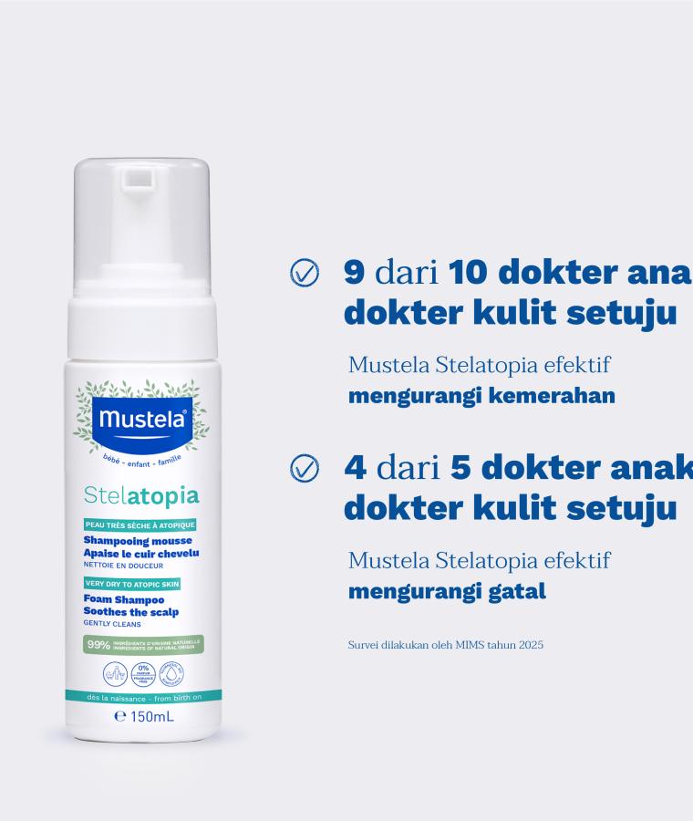 Stelatopia Foam Shampoo with MIMS claim